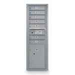 View 7 Door Standard 4C Mailbox with (1) Parcel Locker